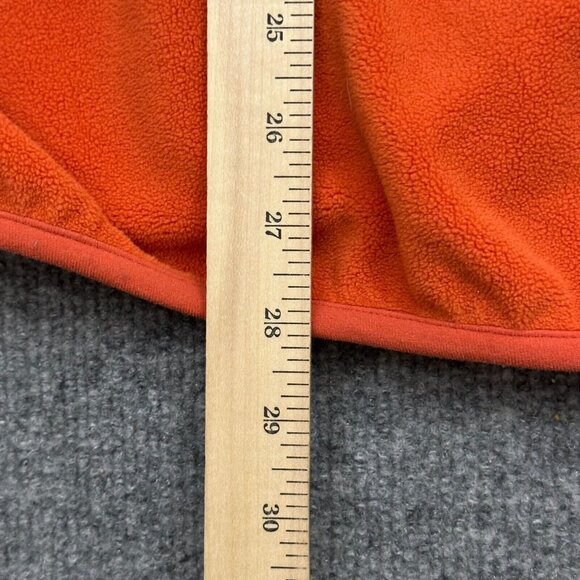 VTG POLO SPORT Ralph Lauren Men XL Orange Fleece Anorak Jacket Polartec 90s RARE - Picture 14 of 14